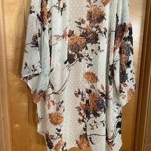 Super cute multi colored kimono! Worn once!